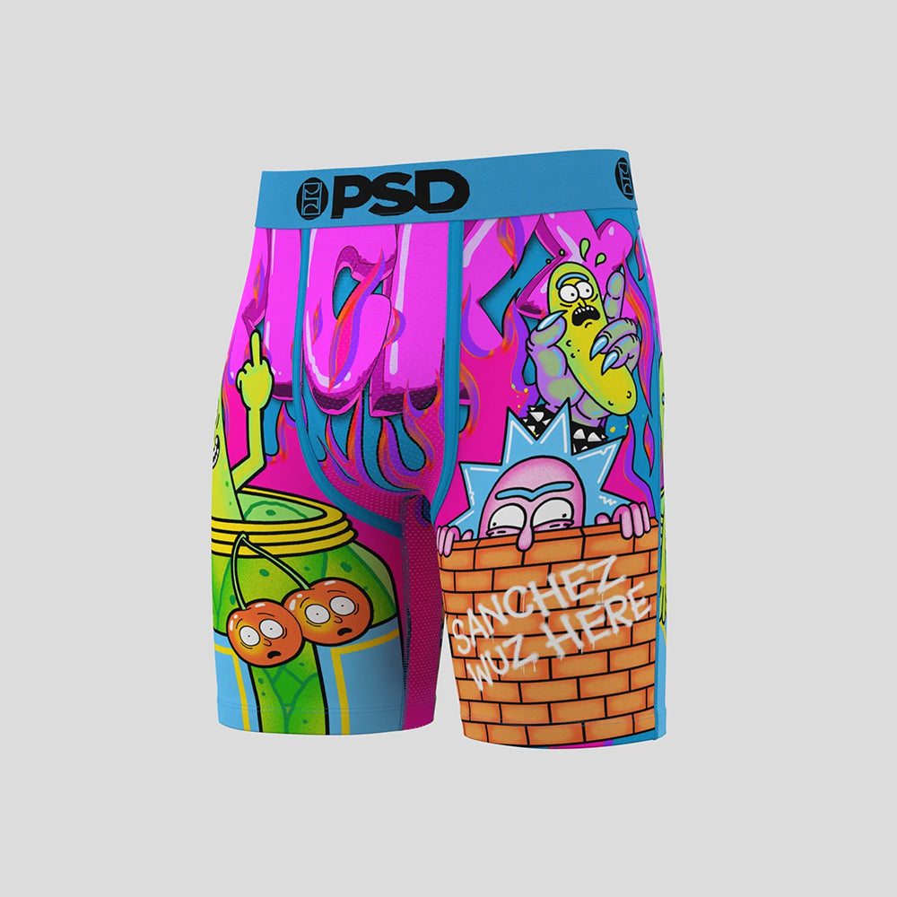3-Pack - Boxer Briefs - Palm Tree Paradise - Blue