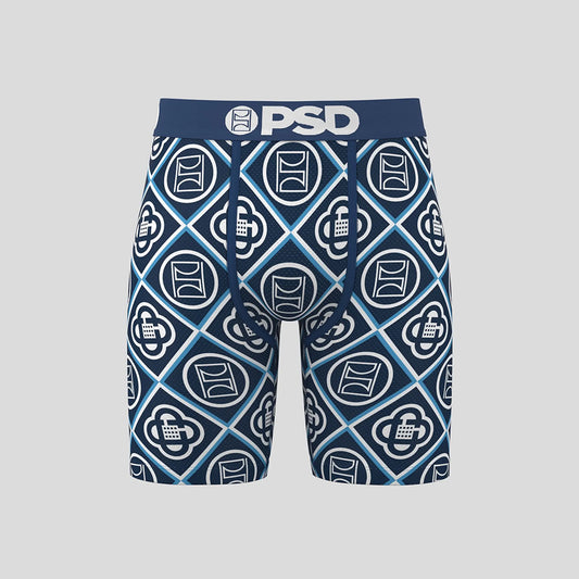 JA MORANT- 平口四角褲 (涼感版型)-重重疊疊-藍色