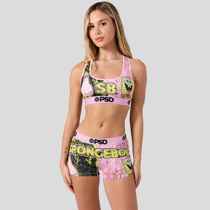 MOVIE- Short Boxer Pants-Scary Movie-Pink
