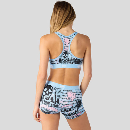 MOVIE- Short Boxer Pants-Scary Movie-Pink