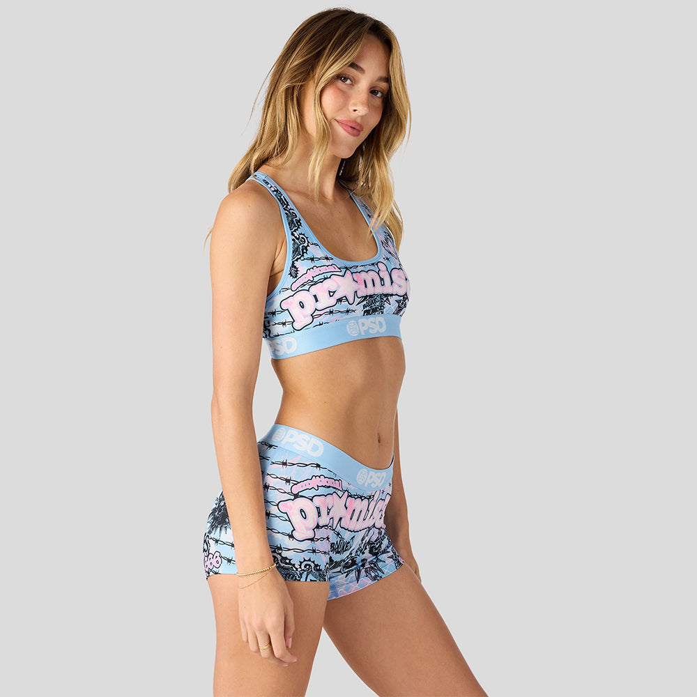 MOVIE- Short Boxer Pants-Scary Movie-Pink