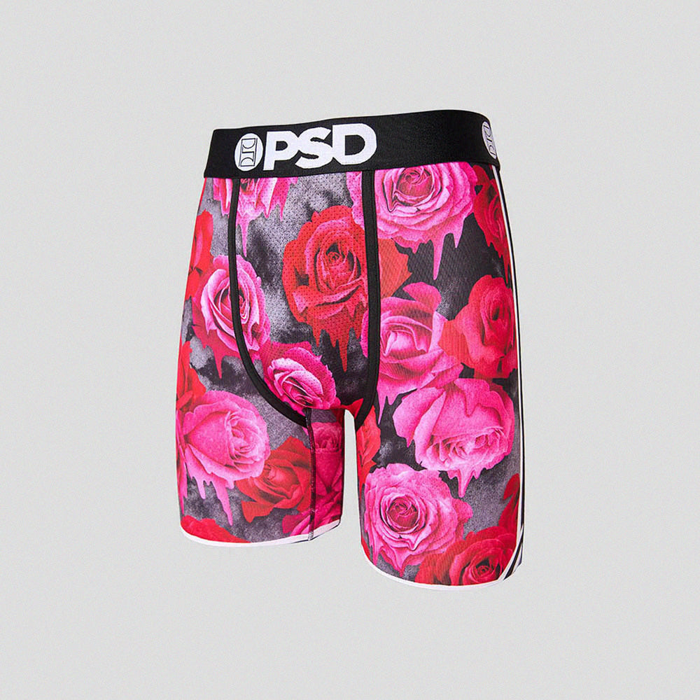 PSD Underwear BANDANA Flat BoxersPaisley PatternBlood Blue PSD Underwear 台灣官方網站｜Wear Your Life