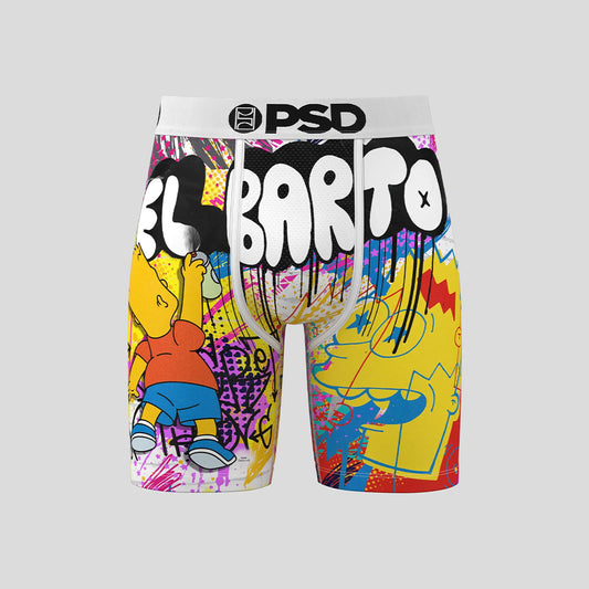 THE SIMPSONS- 平口四角褲-淘氣霸子-白色