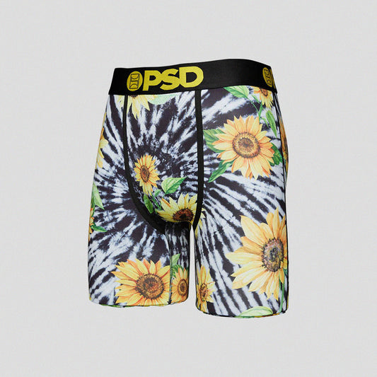 FLORAL TROPICS - Boxers - Rendered Sunflower - Charcoal Grey