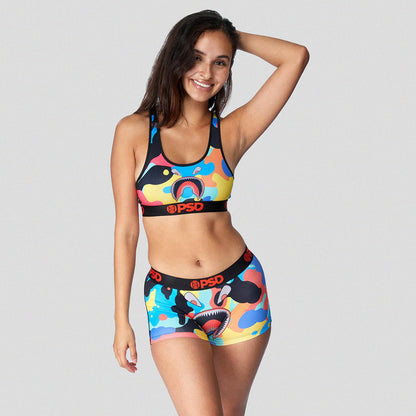 WARFACE- 短版平口褲-人間尤物-多彩