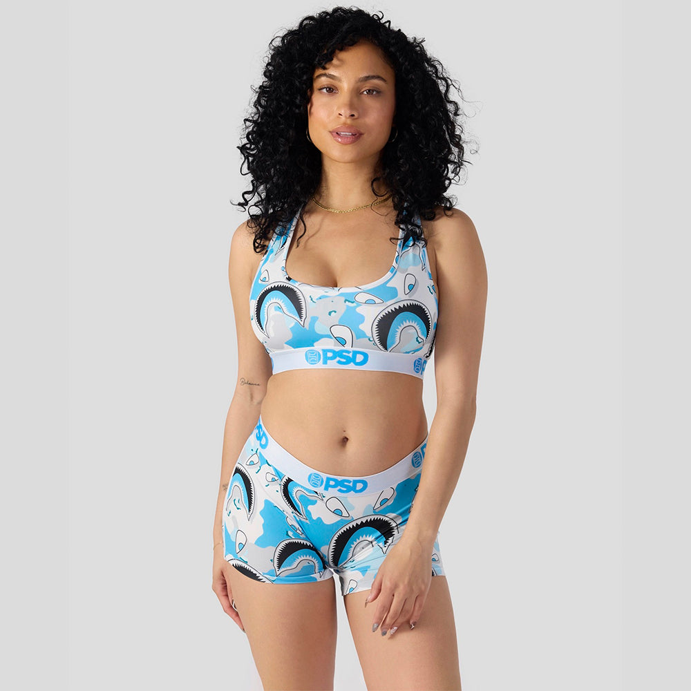 WARFACE-短版背心-海上鯊魚-白色