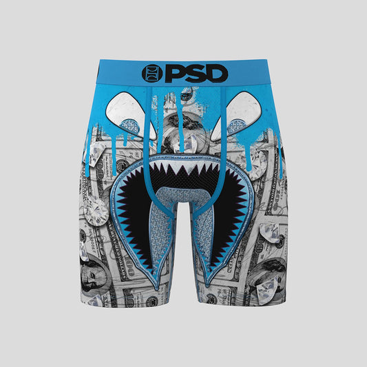 WARFACE- 平口四角褲-藍的發亮-藍色