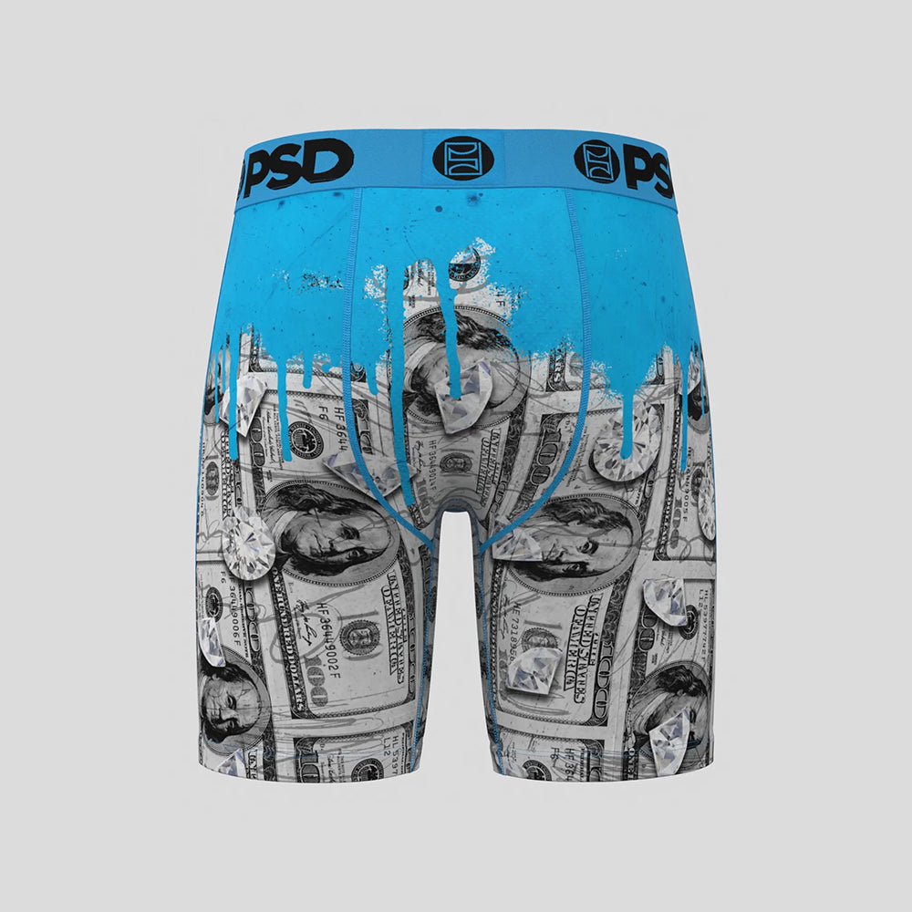 WARFACE- 平口四角褲-藍的發亮-藍色