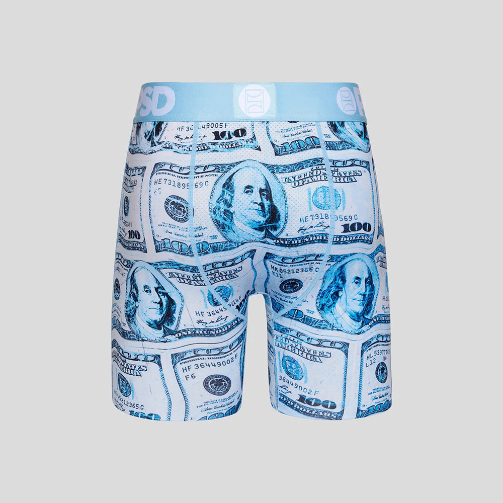 MONEY- 平口四角褲-藍色班哲明-藍色