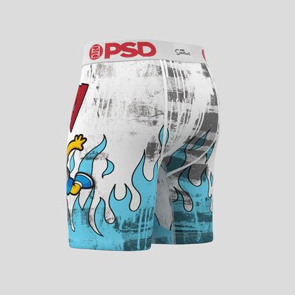 THE SIMPSONS- 平口四角褲-哇塞!-白色