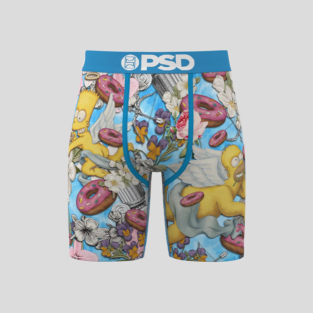 THE SIMPSONS- 平口四角褲-愛神丘比森-藍色