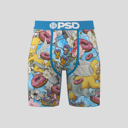 THE SIMPSONS- 平口四角褲-愛神丘比森-藍色