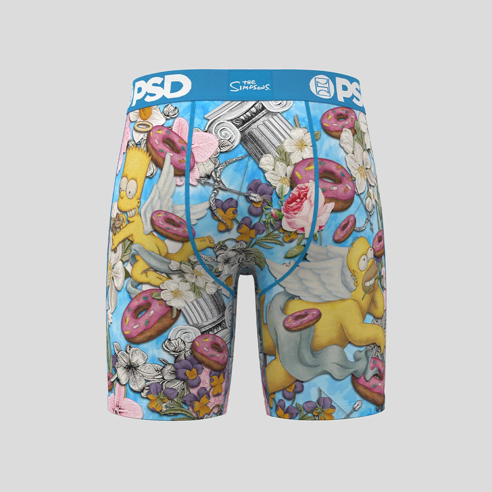 THE SIMPSONS- 平口四角褲-愛神丘比森-藍色