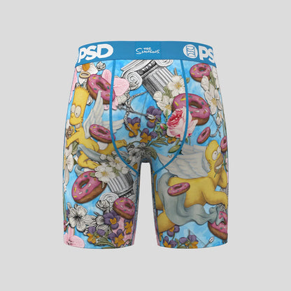 THE SIMPSONS- 平口四角褲-愛神丘比森-藍色