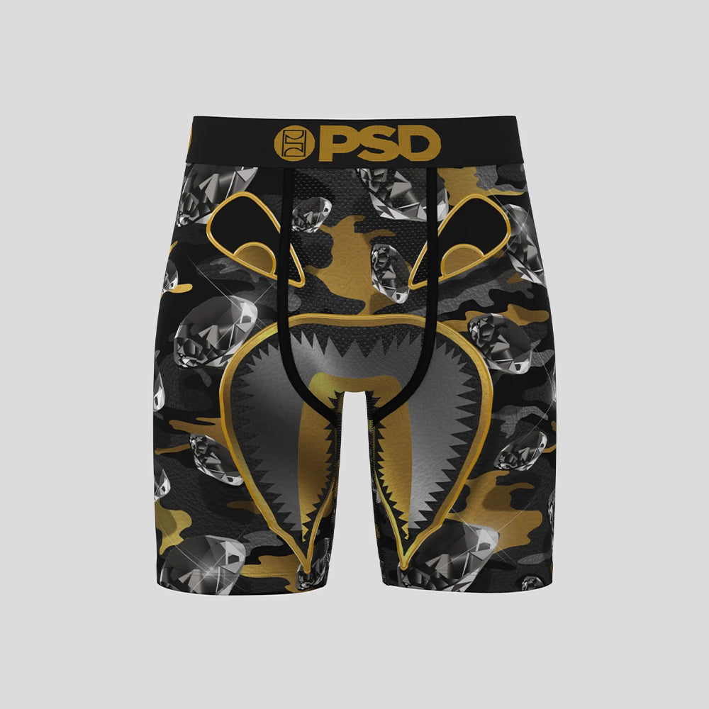 WARFACE- 平口四角褲-黑金傳說-黑色