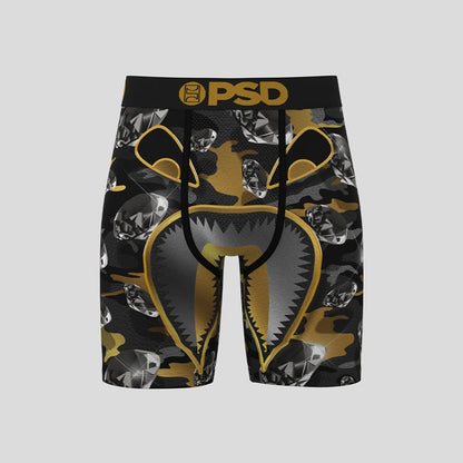 WARFACE- 平口四角褲-黑金傳說-黑色