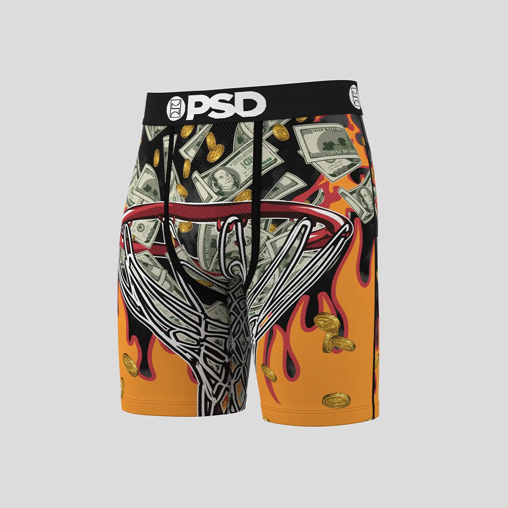 MONEY- 平口四角褲-現金流-黑色