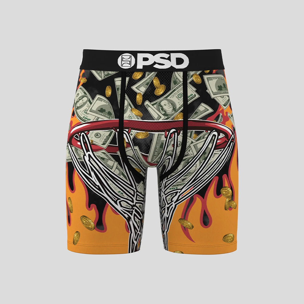 MONEY- 平口四角褲-現金流-黑色