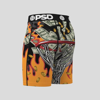 MONEY- 平口四角褲-現金流-黑色