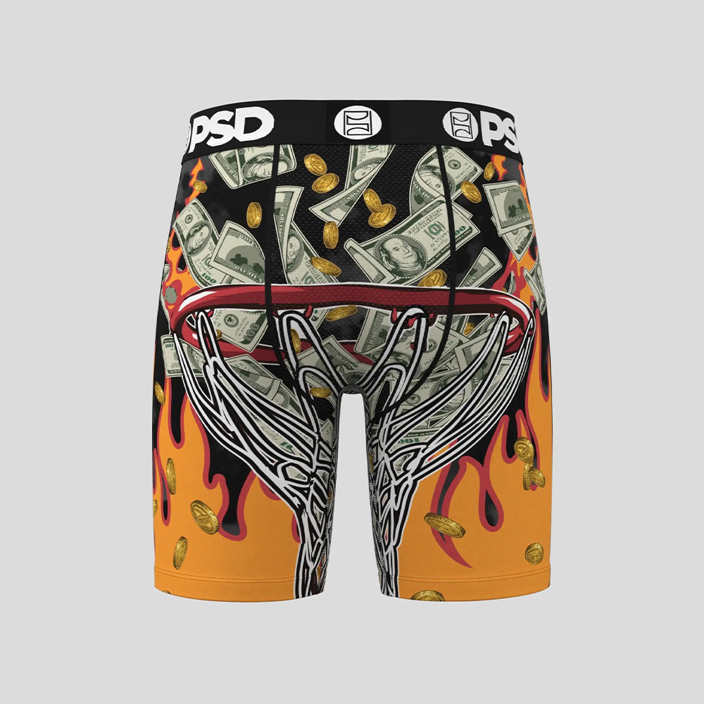 MONEY- 平口四角褲-現金流-黑色