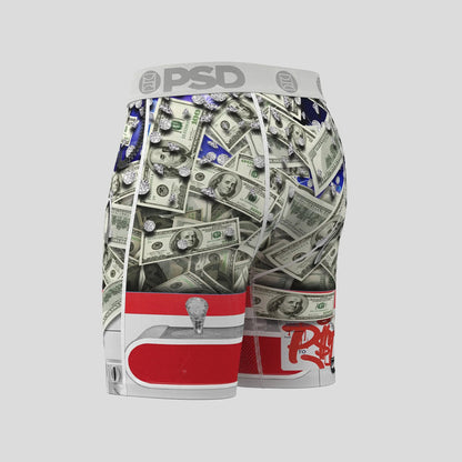 MONEY- 平口四角褲-現金一把抓-白色