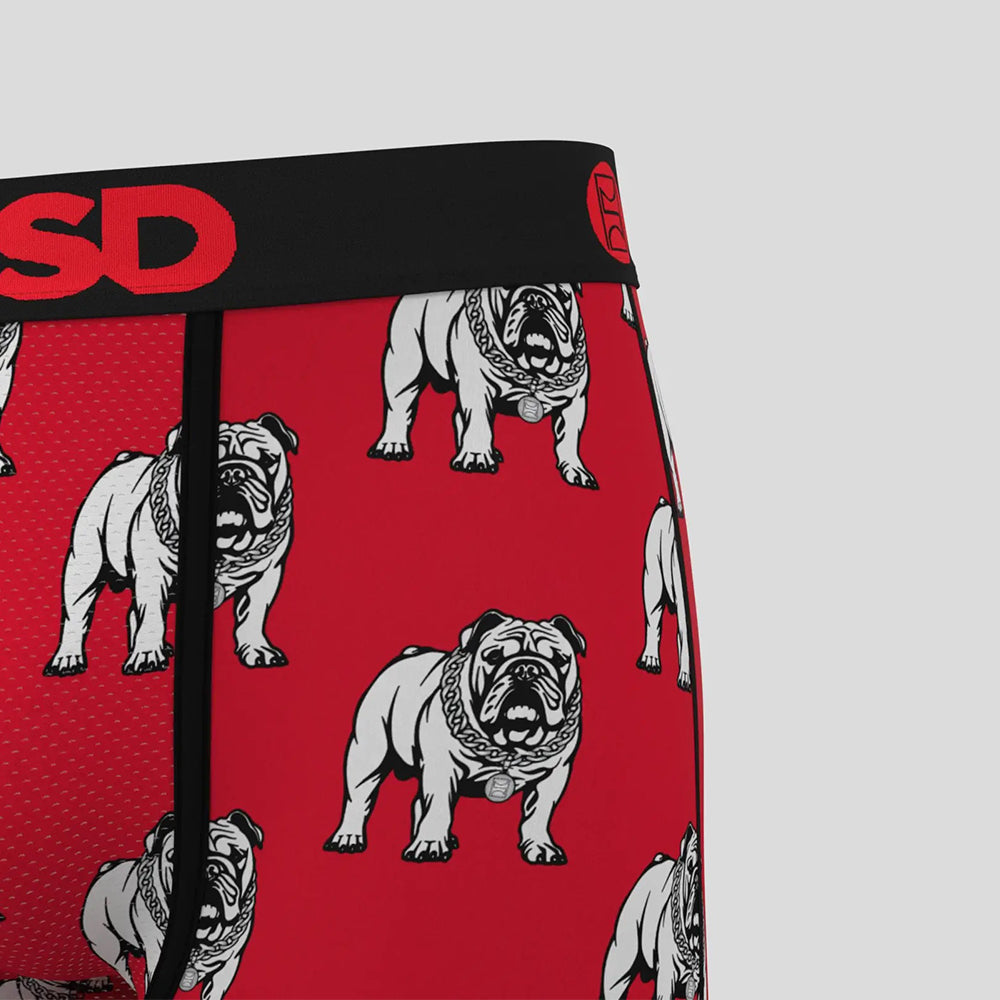 ANIMAL- 平口四角褲-鬥牛犬-紅色