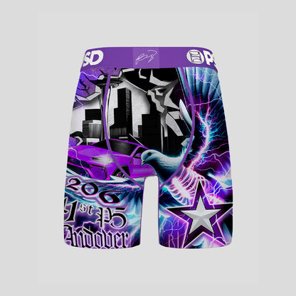 PAOLO - Boxer Briefs (Cool Fit) - Paisley Pattern - Blue
