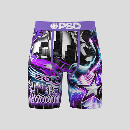PAOLO - Boxer Briefs (Cool Fit) - Paisley Pattern - Blue
