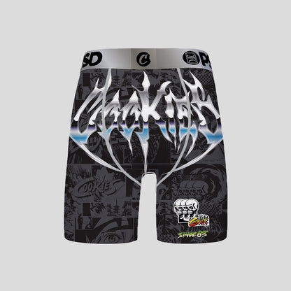 COOKIES- 平口四角褲-東京甩尾-灰色