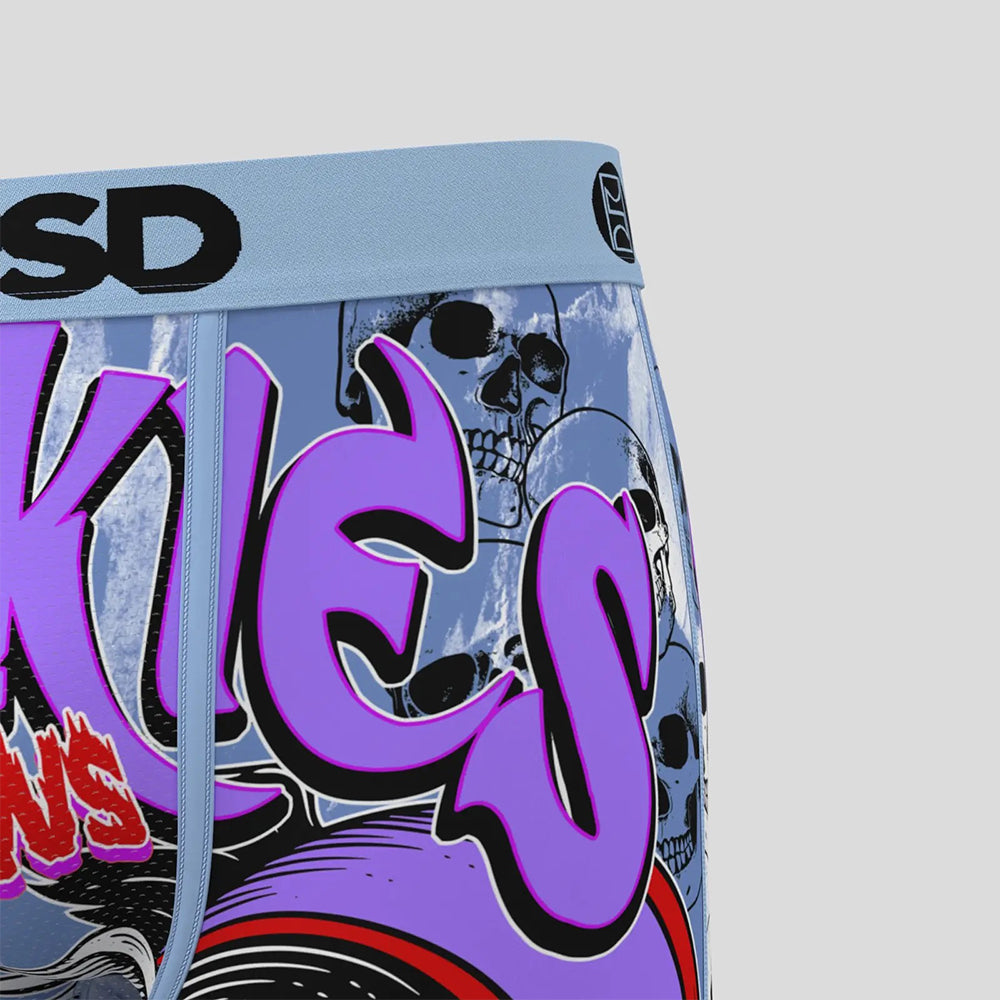 COOKIES- 平口四角褲-我就叛逆-藍色