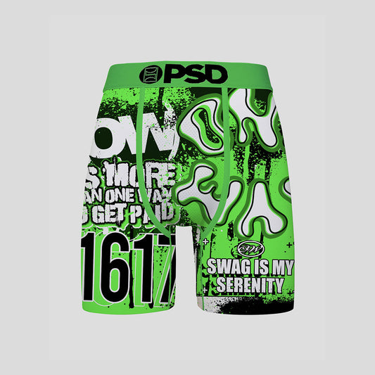 KIYAN ANTHONY- 平口四角褲 (涼感版型)-一路向北-綠色