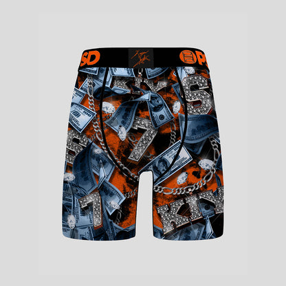 KIYAN ANTHONY- 平口四角褲 (涼感版型)-大富豪-黑色