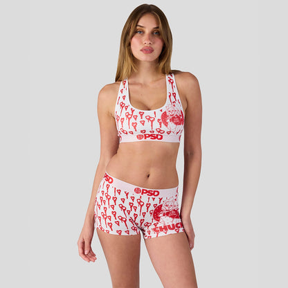 MOVIE- Short Boxer Pants-Scary Movie-Pink