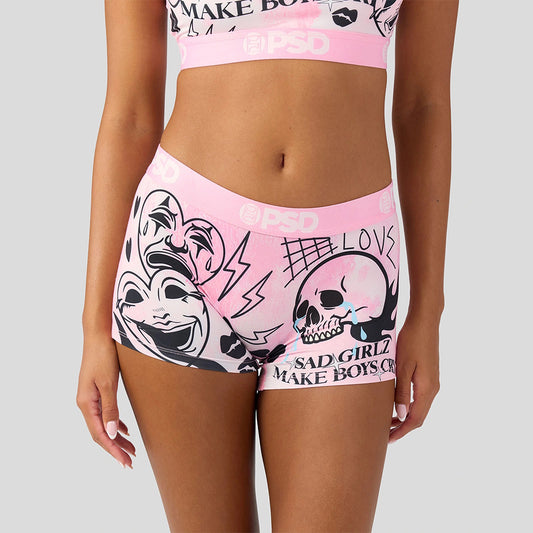 MOVIE- Short Boxer Pants-Scary Movie-Pink