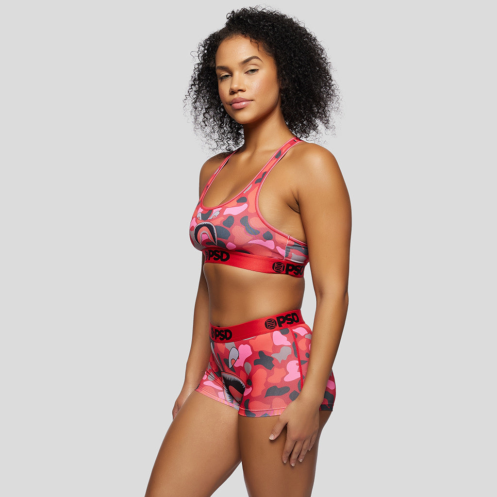 WARFACE- 短版背心-迷紅戰士臉-紅色